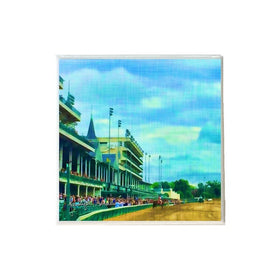 Derby Vintage Blue Spires Coaster