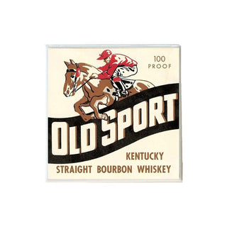 Derby Vintage Ad Old Sport Bourbon Coaster