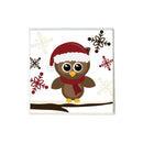 Christmas Owl Snowflake Coaster-1