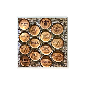 Bourbon Barrel Heads Coaster
