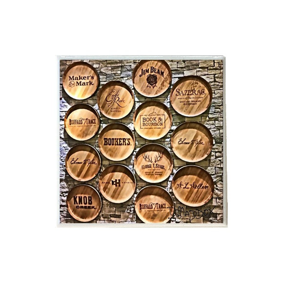 Bourbon Barrel Heads Coaster