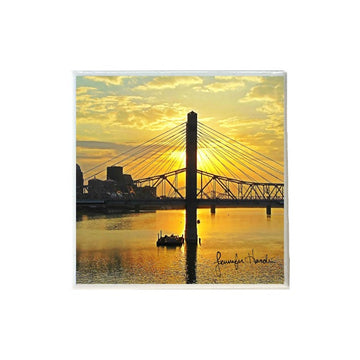 Abraham Lincoln Bridge Symmetry Coaster