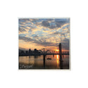 Abraham Lincoln Bridge Sunset Coaster