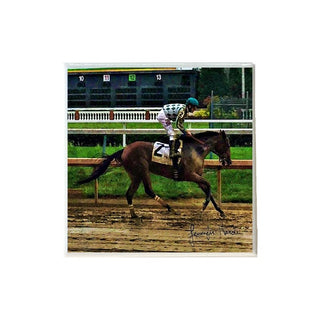 Derby Horse White 2 Coaster