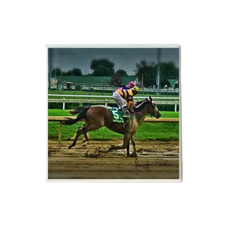 Derby Horse Green 5 Coaster