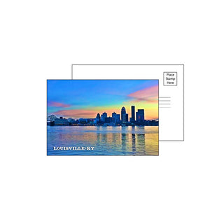 Louisville Winter Skyline Postcard