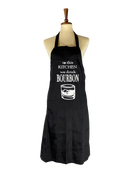 In This Kitchen We Drink Bourbon Apron-1