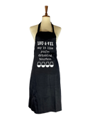 LOU-A-VUL Say It Like You're Drinking Bourbon Apron-1