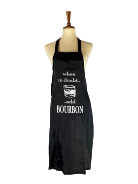 When In Doubt Add Bourbon Apron