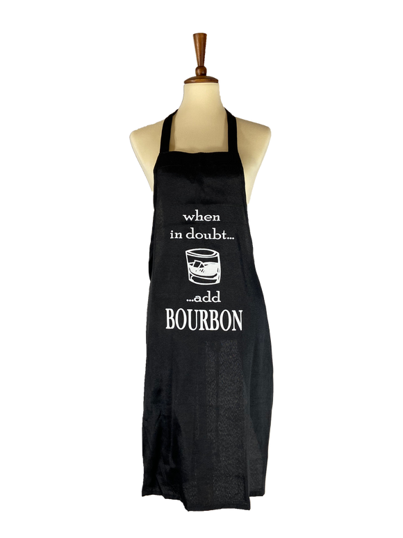 When In Doubt Add Bourbon Apron