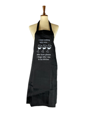 I Tried Cooking With Wine Apron