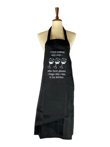 I Tried Cooking With Wine Apron