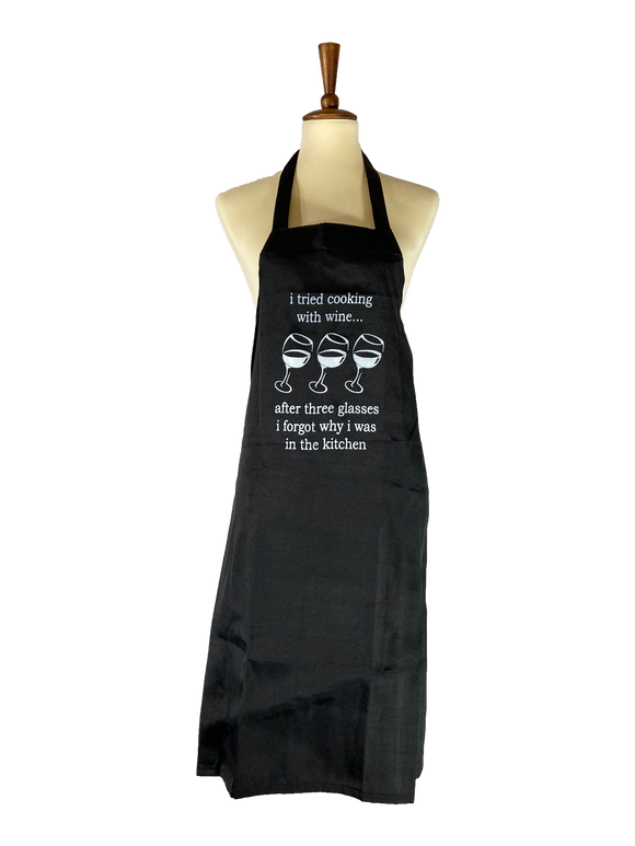 I Tried Cooking With Wine Apron