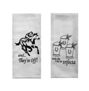 Derby Party Tea Towels Set of 2 - And They're Off & Looks Like I Hit the Trifecta-2