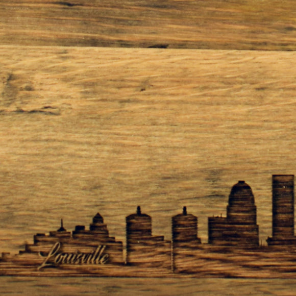 Louisville Skyline Bourbon Barrel Tray