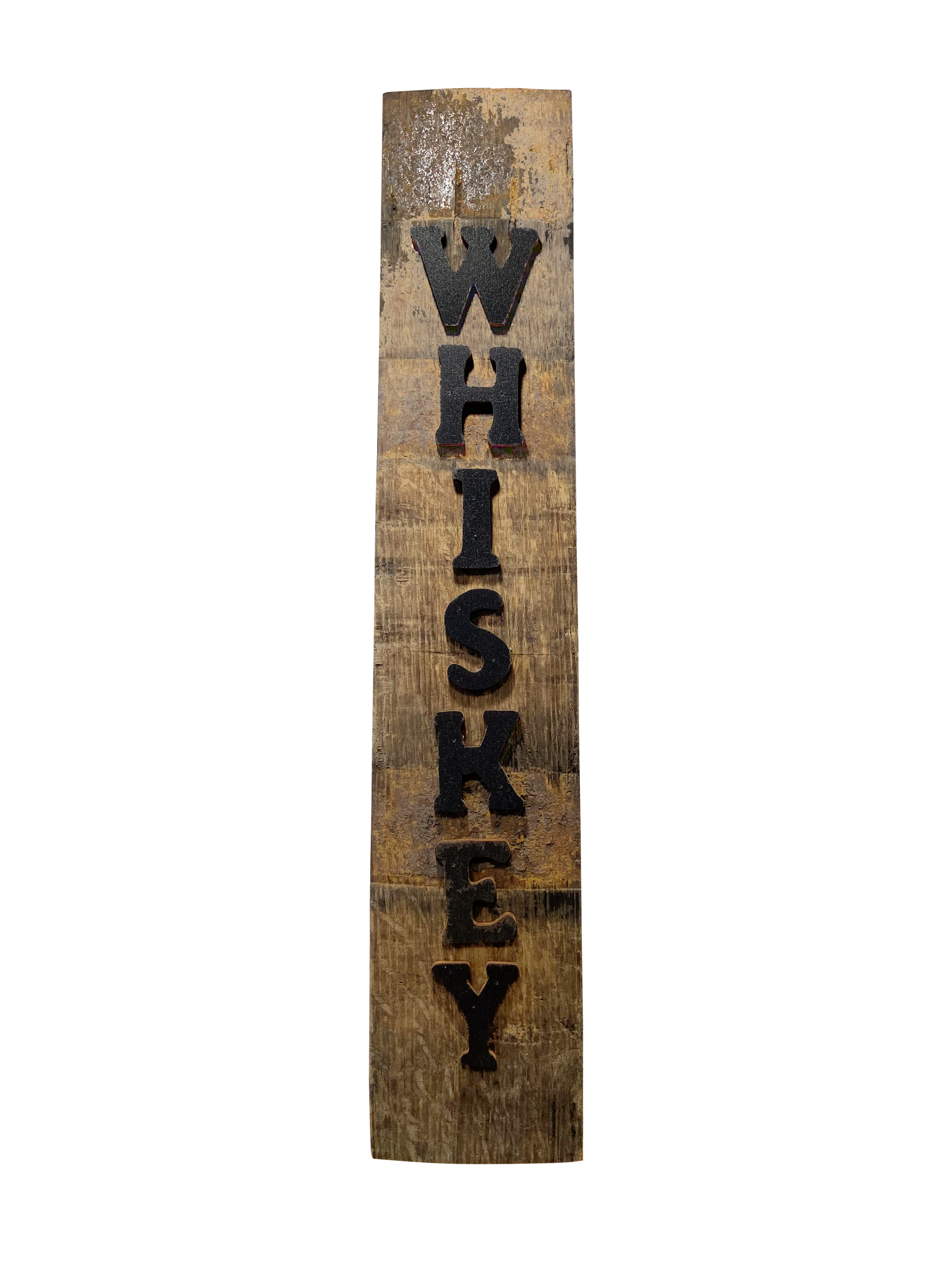 Whiskey Barrel Stave Sign
