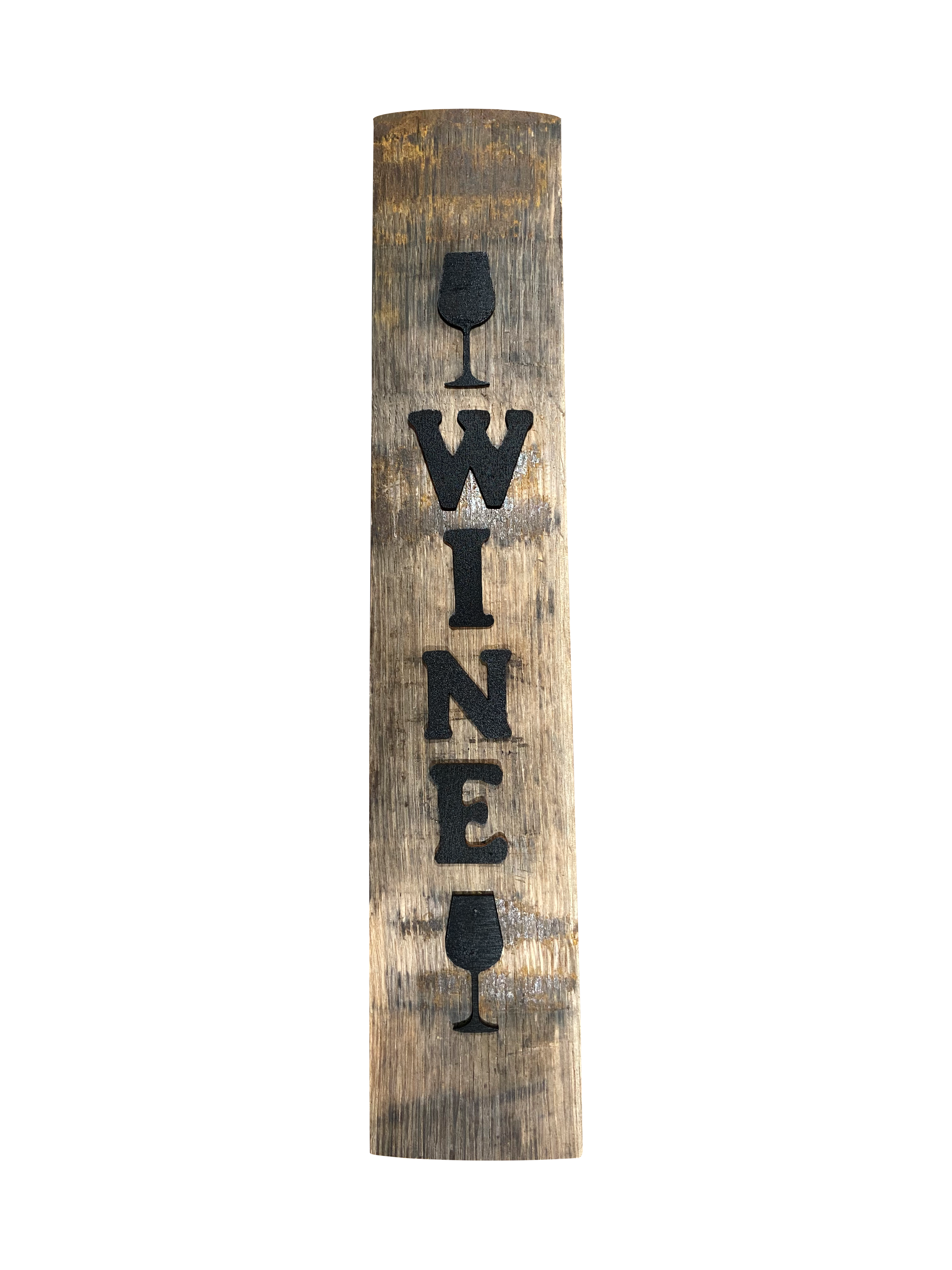 Wine Barrel Stave Sign