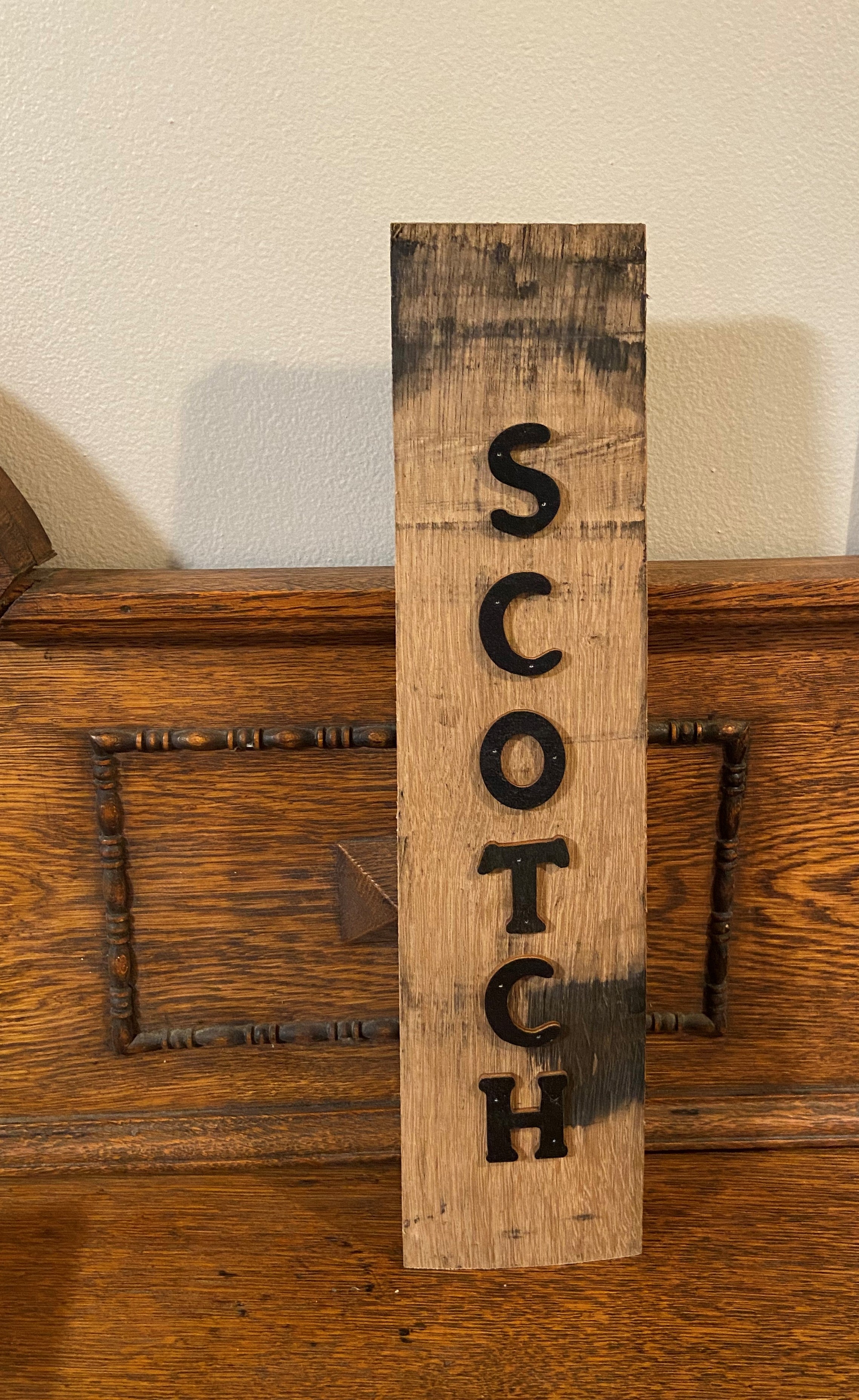 Scotch Barrel Stave Sign - 0