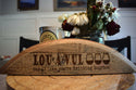 LOU-A-VUL Say It Like You're Drinking Bourbon Barrel Head Shelf Sitter Sign