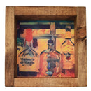 Bourbon Bottles Favorites Deco Shadowbox Art-1