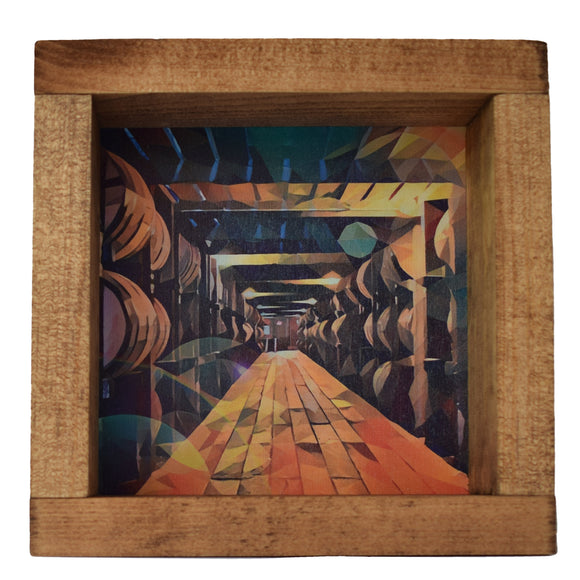 Bourbon Rick House Classic Deco Shadowbox Art