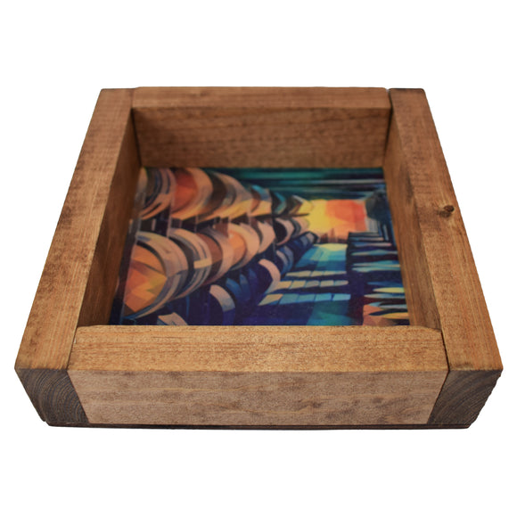 Bourbon Rick House Favorite Deco Shadowbox Art