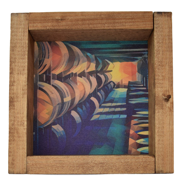 Bourbon Rick House Favorite Deco Shadowbox Art