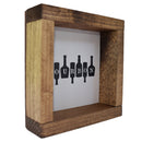 Bourbon on Bottles Shadowbox Art-2
