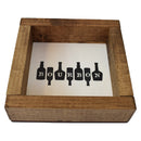 Bourbon on Bottles Shadowbox Art-3