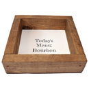 Today's Menu Bourbon Shadowbox Art-3