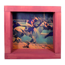 Derby Pink Jockey Deco Shadowbox Art-2
