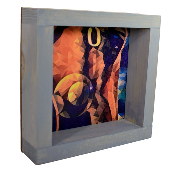 Derby Horse Close Up Deco Shadowbox Art