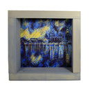 Louisville Starry Night Skyline Deco Shadowbox Art-2