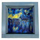Louisville Starry Night Skyline Deco Shadowbox Art-1