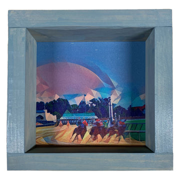 Derby Race Spires Deco Shadowbox Art