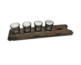 Bourbon Barrel Stave Flight Board