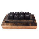 Bourbon Whiskey Stones and Stave Set-3