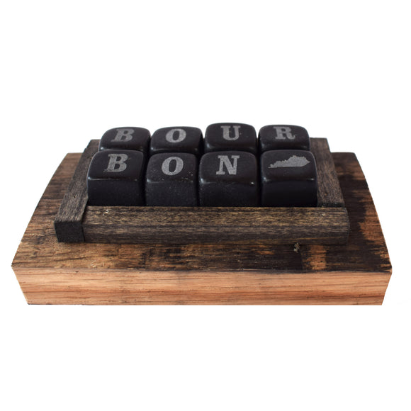 Bourbon Whiskey Stones and Stave Set