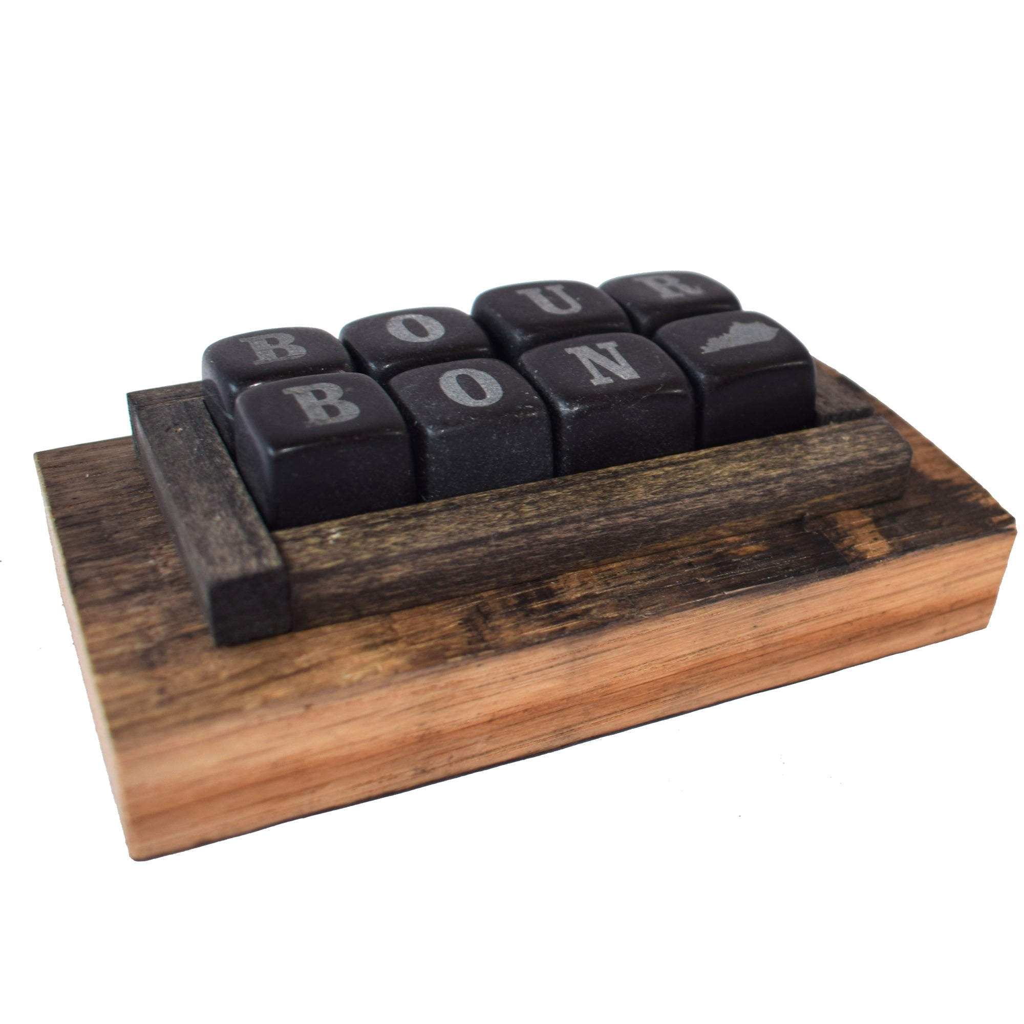 Bourbon Whiskey Stones and Stave Set