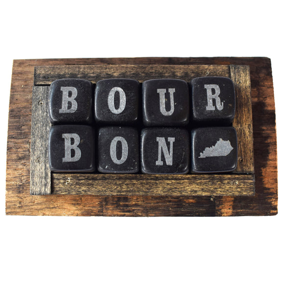 Bourbon Whiskey Stones and Stave Set