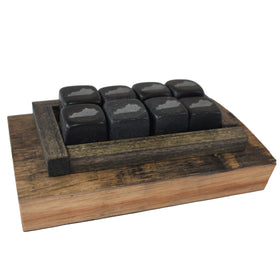 Kentucky Whiskey Stones and Stave Set