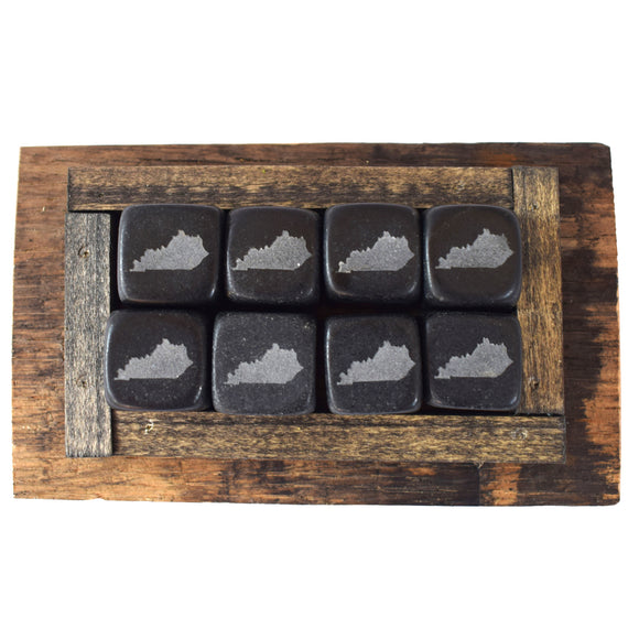 Kentucky Whiskey Stones and Stave Set