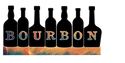 Bourbon on Bottles Barrel Stave Cutout