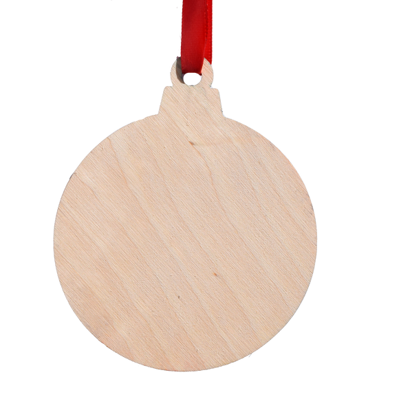 Derby Vintage Ad Winners Printed Wooden Ornament