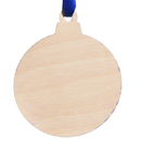 Cats with Gold Kentucky Shape Printed Wooden Ornament-2