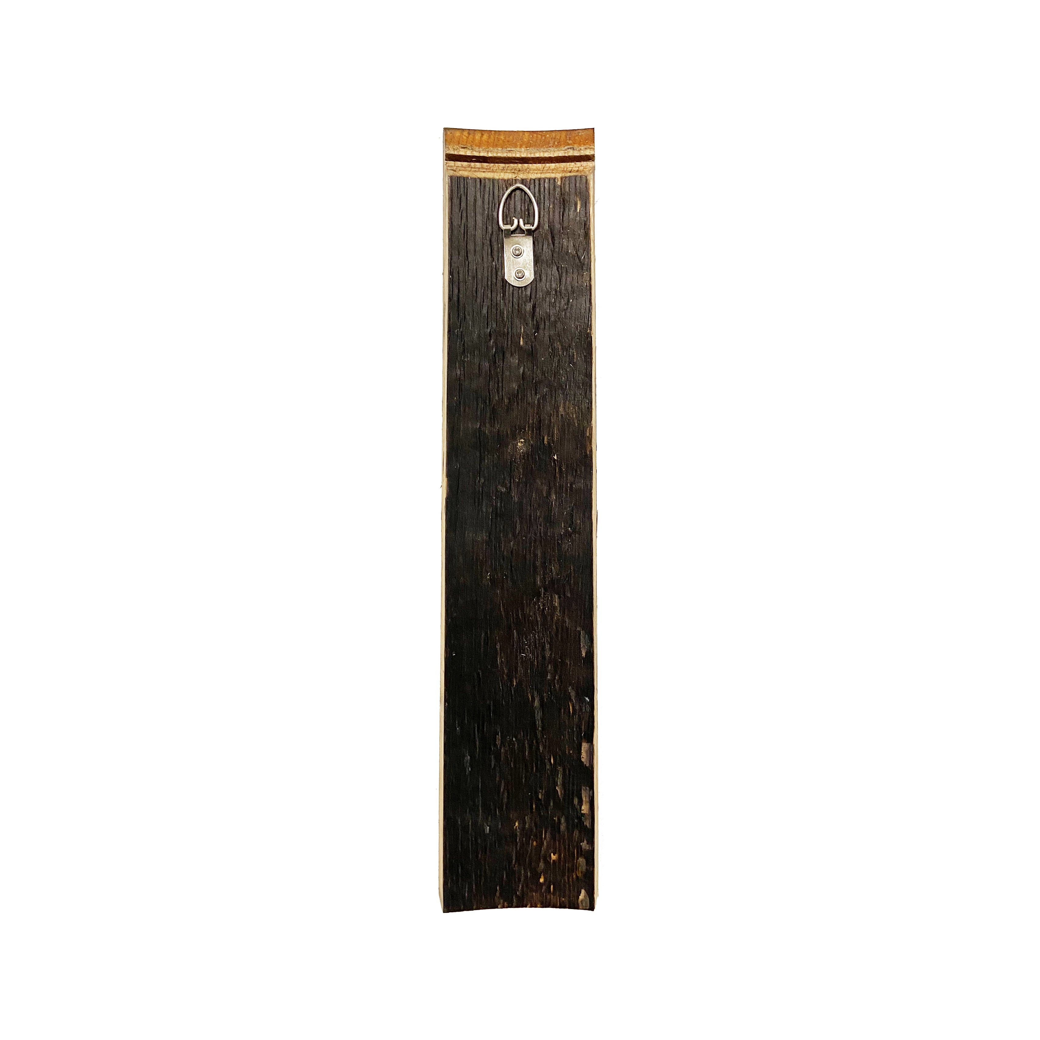 Reclaimed Bourbon Barrel Stave Sign