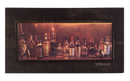 Bourbon Bottles on Copper Wooden Art-1