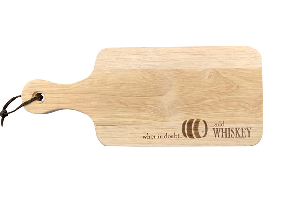 When in Doubt Add Whiskey Cheese Board