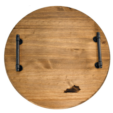 Small Round Tray with Kentucky Shape