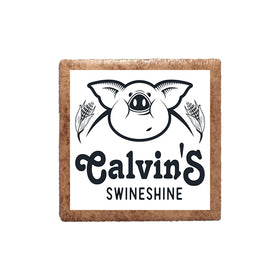 Calvin's Swine Shine Ceramic Magnet